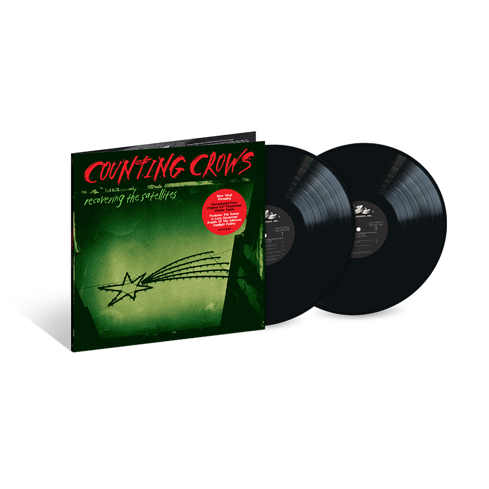 Counting Crows - Recovering The Satellites - 180g Foil Print Black Counting Crows - Recovering The Satellites - 180g Foil Print Black