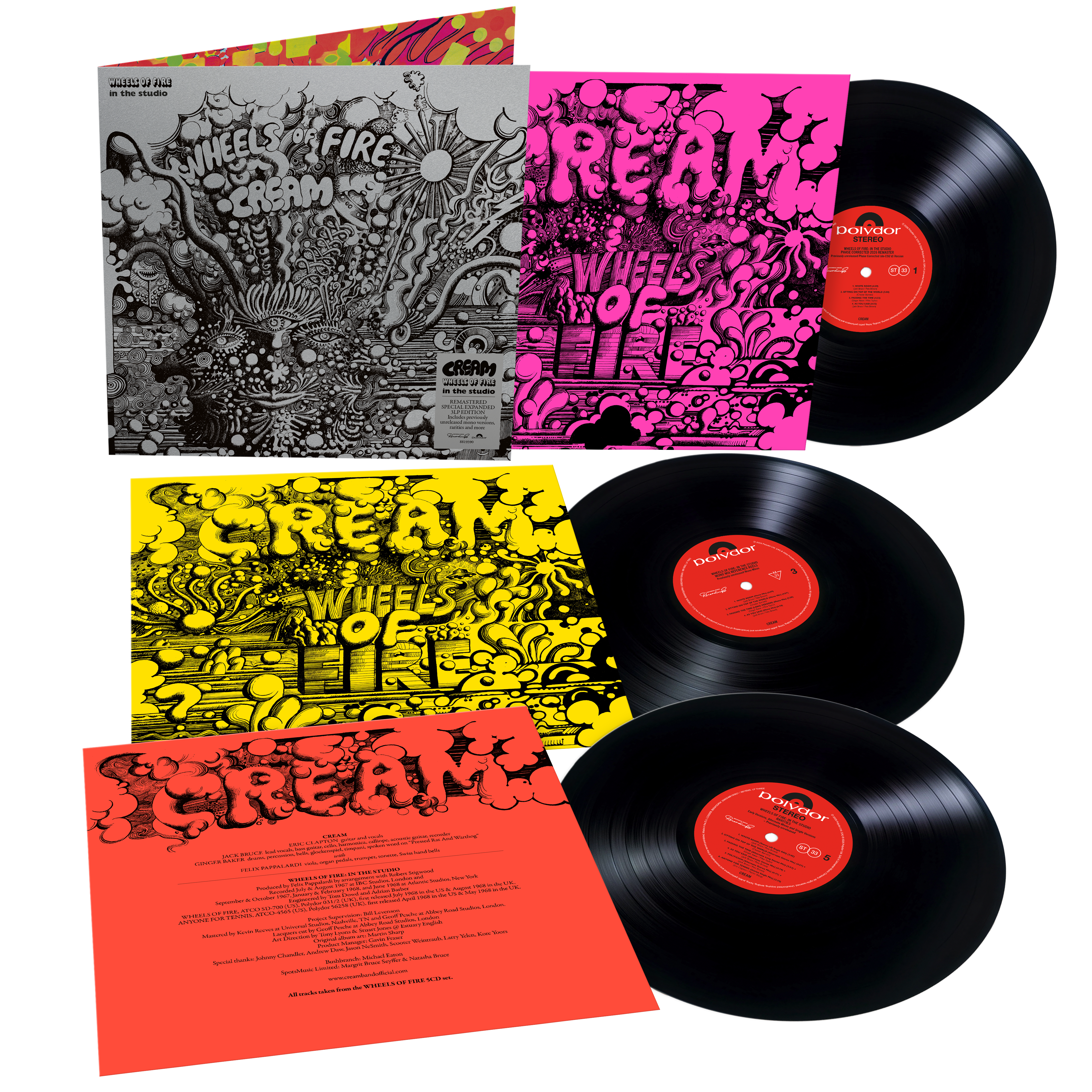 Cream - Wheels of Fire: In The Studio 3LP Expanded Edition - The