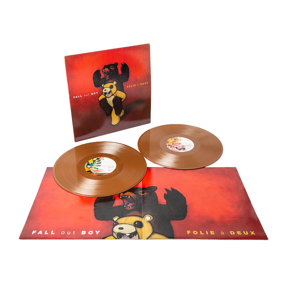 Fall Out Boy Folie A Deux 2-LP ~ Ltd Ed Colored cheapest Vinyl (Opaque Brown) ~ Sealed!