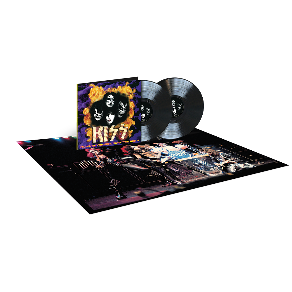 激レア！KISS YOU WANTED THE BEST〜2枚組LPレコード KISS - KISS - You Wanted The Best, You Got The Best!! (30th