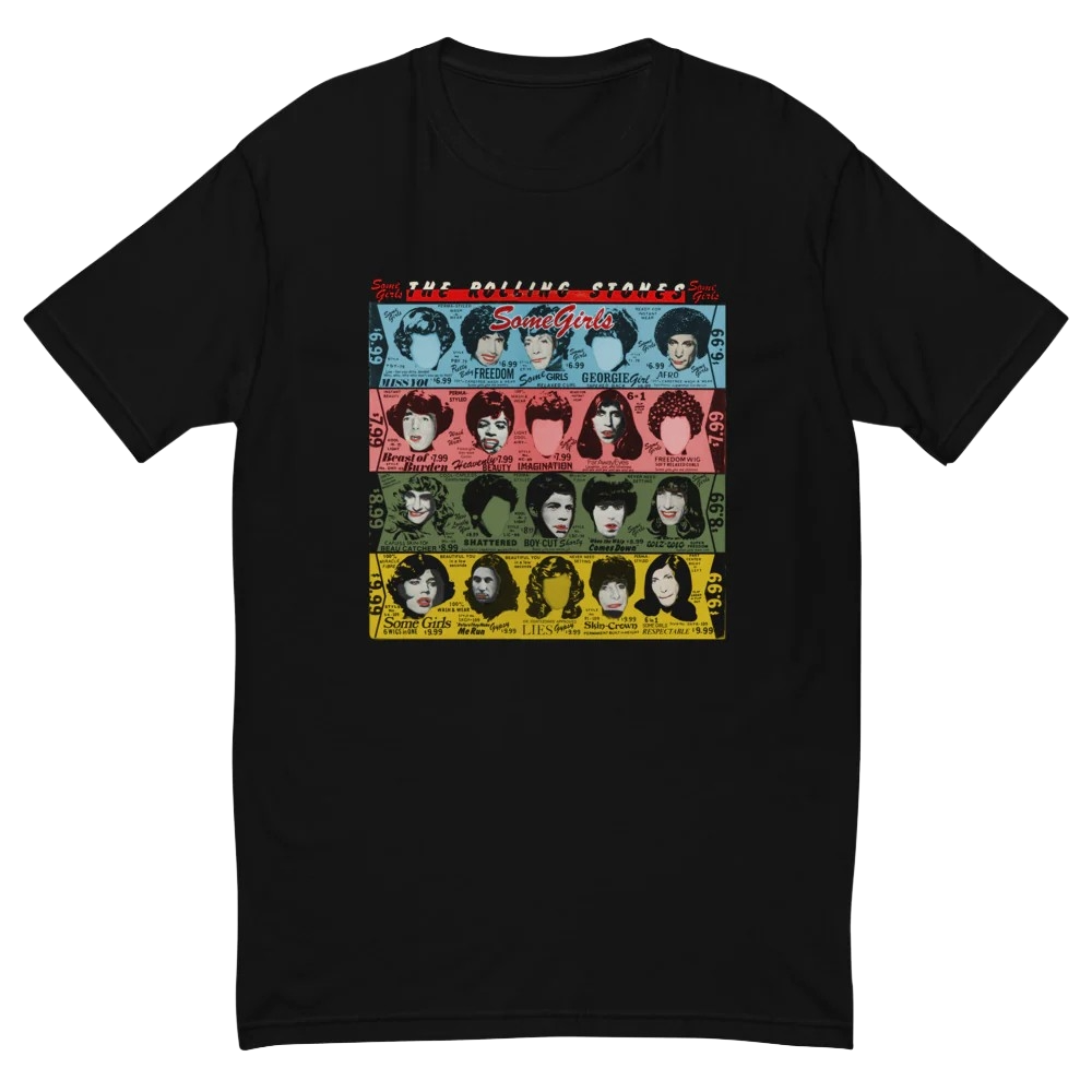 The Rolling Stones Some Girls Black Tee - The Sound of Vinyl