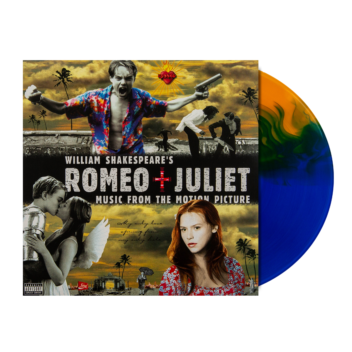William Shakespeare's Romeo + Juliet / O.S.T. (Blue W/ Orange Smoke Limited Edition)