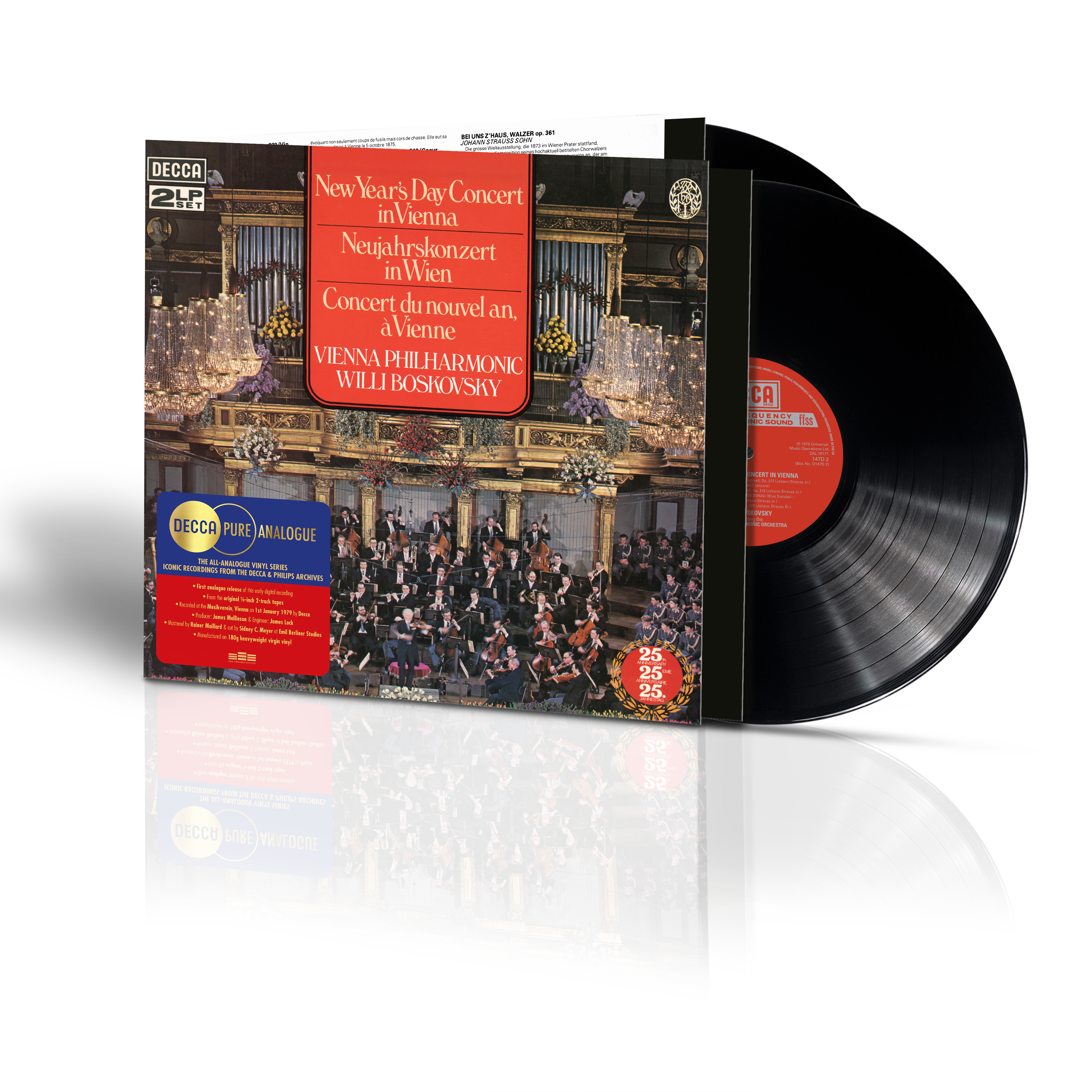 Wiener Philharmoniker / Willi Boskovsky - New Year’s Day Concert in Vienna 1979 (Decca Pure Analog) 2LP