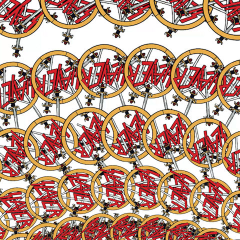 Reign In Blood 40th ("Blood" Filled Zoetrope) 1LP GIF