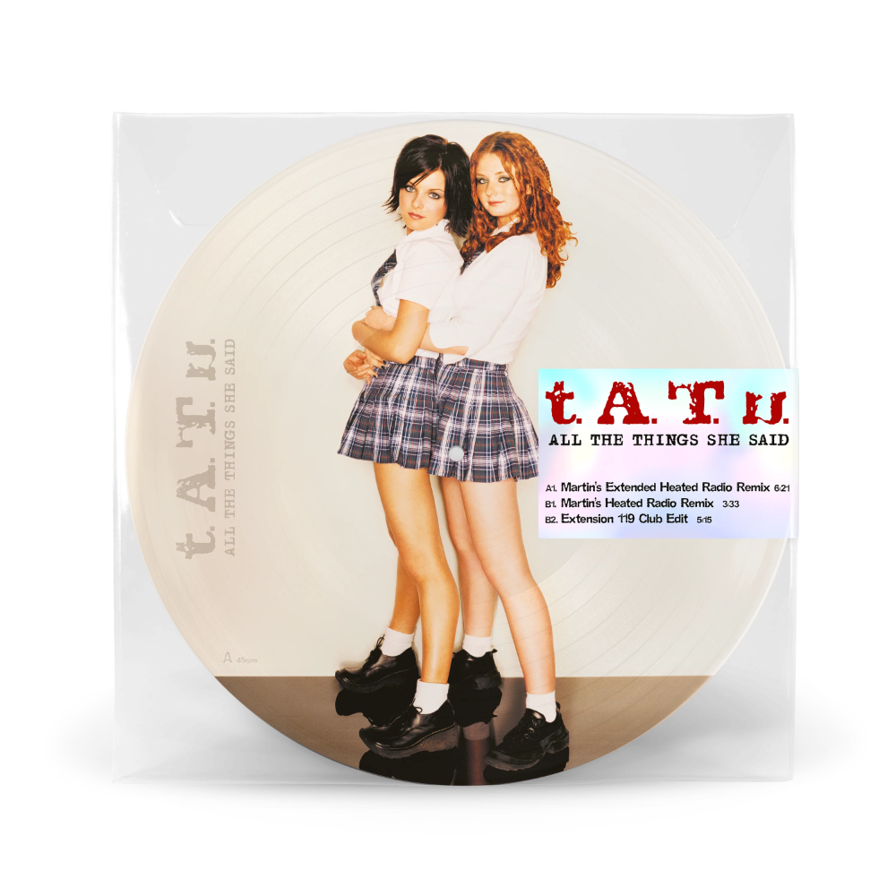 All The Things She Said 12inch Picture Vinyl 45rpm