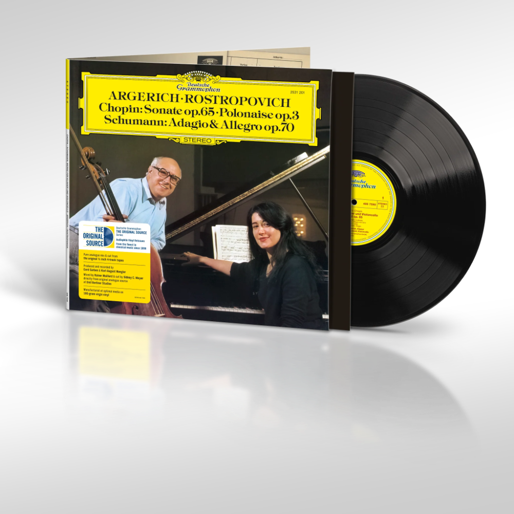 Chopin: Sonate Op. 65, Polonaise Op. 3 / Schumann: Adagio & Allegro Op. 70 (DG Original Source Series) LP