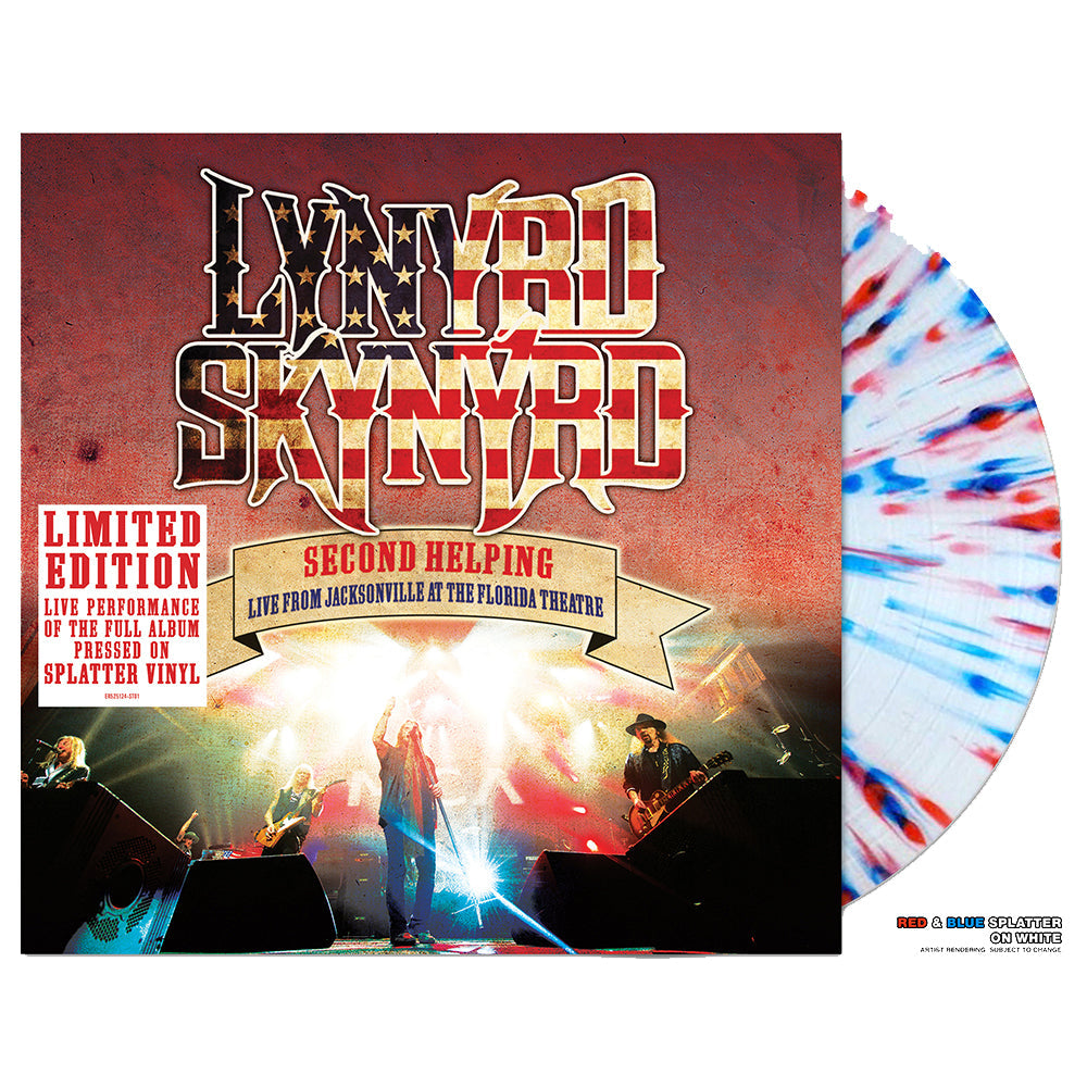 Second Helping: Live From The Jacksonville Theatre (Limited Edition White With Red & Blue Splatter) 1LP
