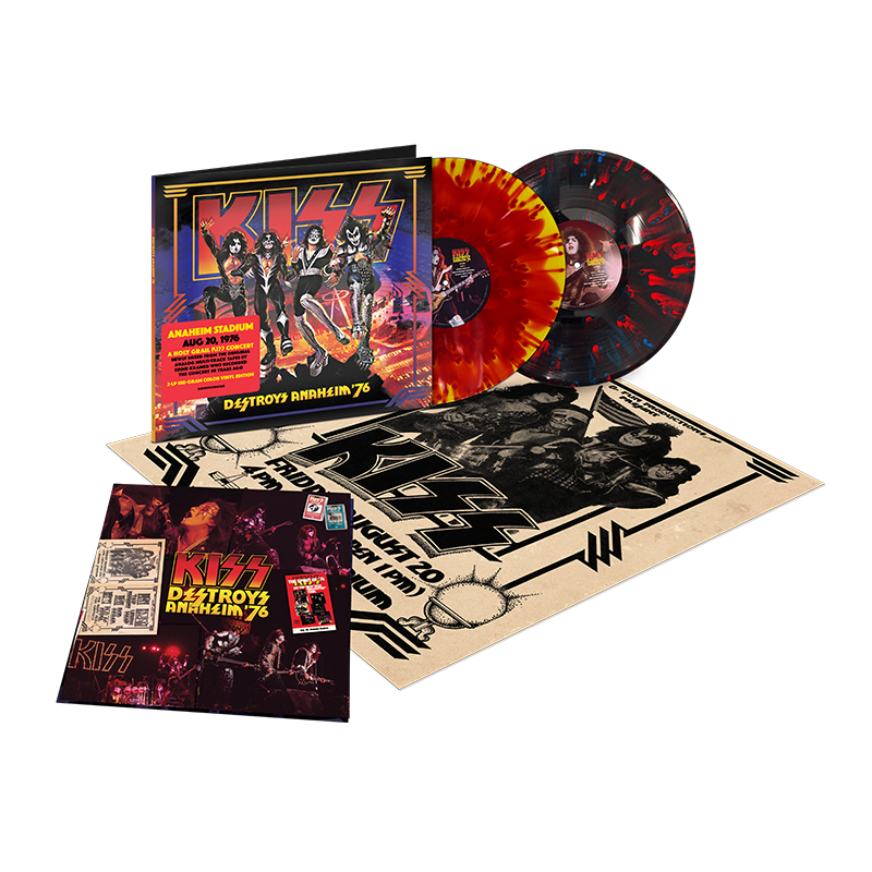 KISS Destroys Anaheim '76 2LP Color