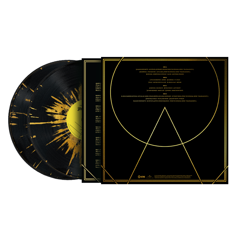 Yellowjackets - Season 2 Official Soundtrack: Music from the Original Series - The Rune: Back & Spine - Deluxe (Yellow and Black Splatter Limited Edition) - Back 