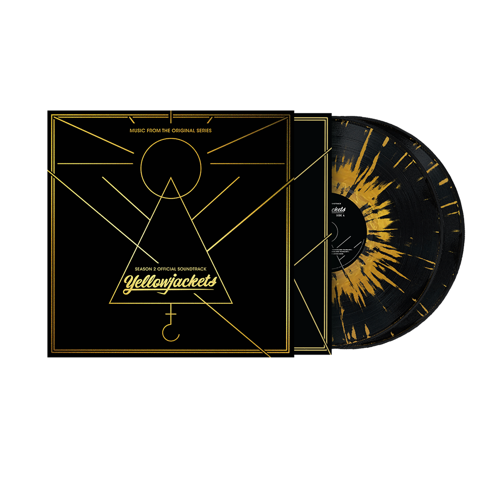 Yellowjackets - Season 2 Official Soundtrack: Music from the Original Series - The Rune: Back & Spine - Deluxe (Yellow and Black Splatter Limited Edition) - Front