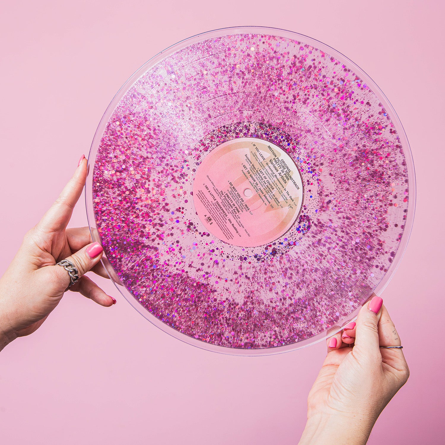 Pretty In Pink (Original Motion Picture Soundtrack) Pink Glitter-Filled Vinyl lifestyle 1