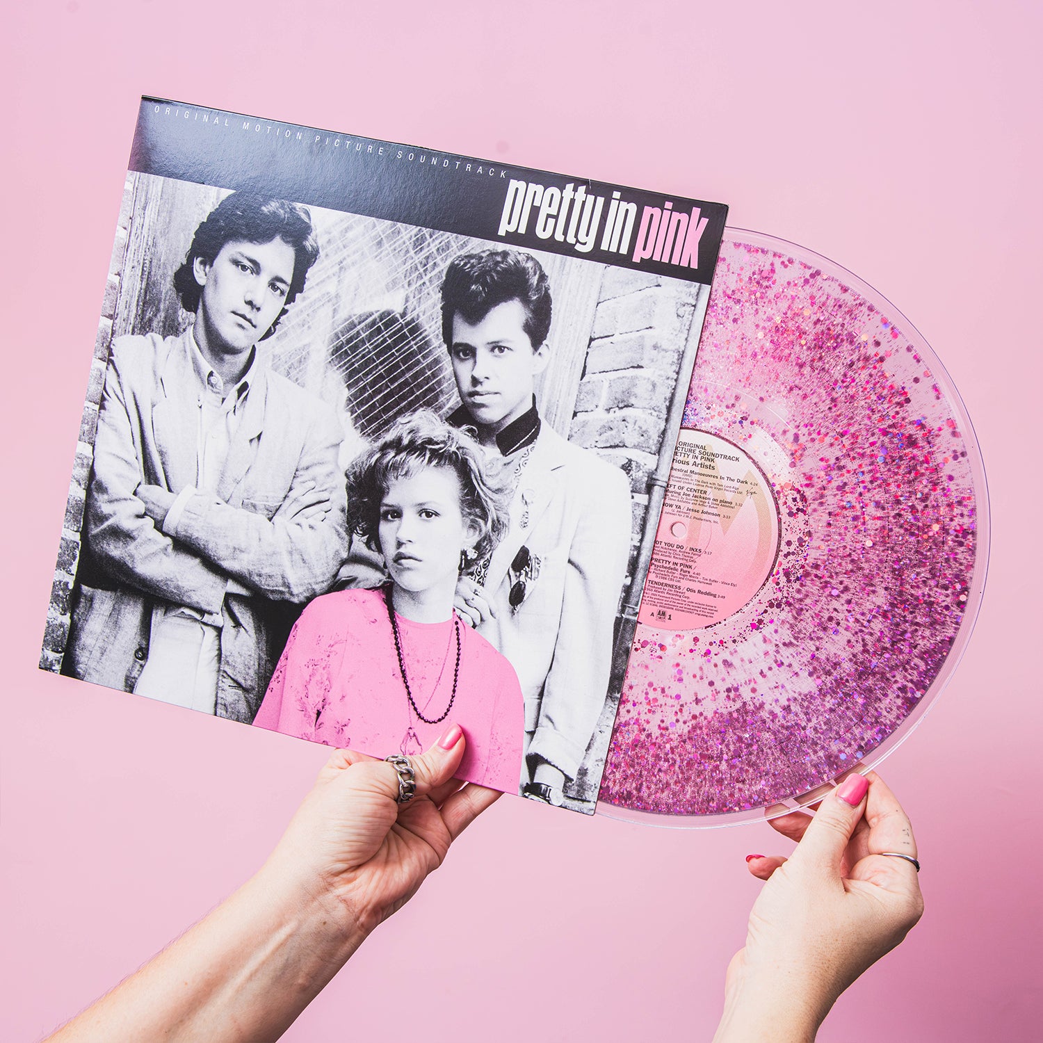Pretty In Pink (Original Motion Picture Soundtrack) Pink Glitter-Filled Vinyl lifestyle 2