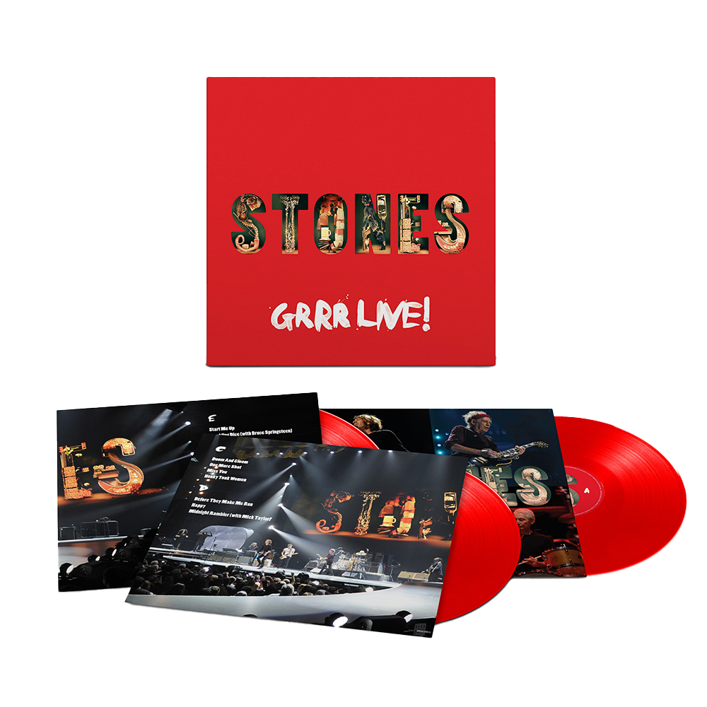 The Rolling Stones - GRRR Live! Exclusive Red Limited Edition 3LP