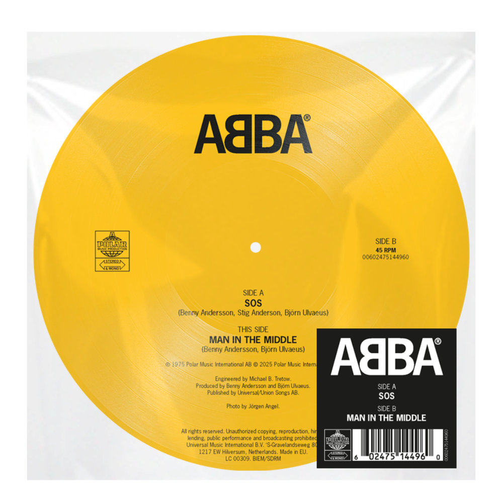 SOS / Man In The Middle (7" Picture Disc)- Back