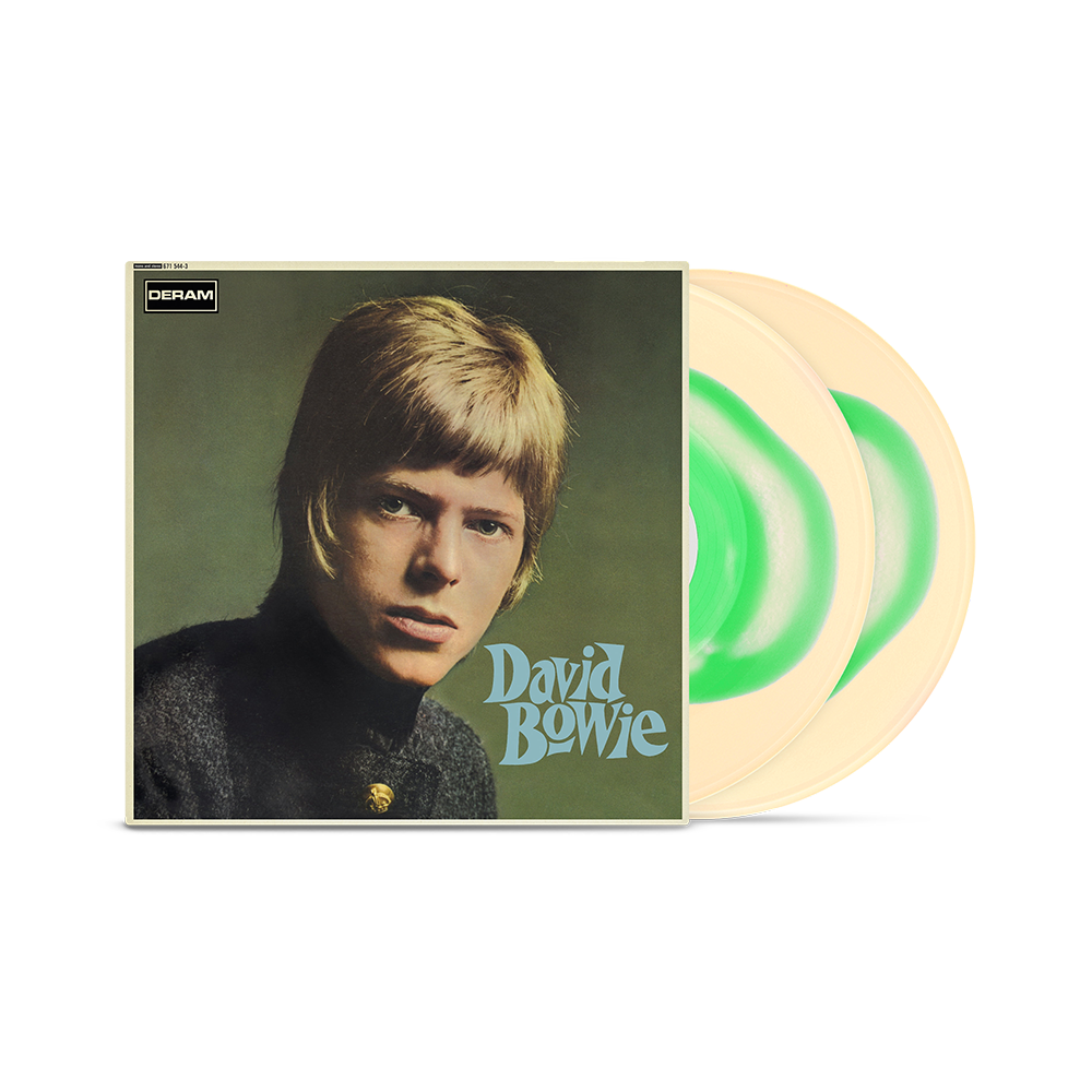 David Bowie Green & Cream Splatter Limited Edition 2LP