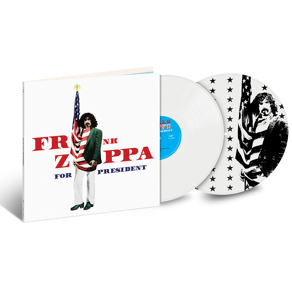 Frank Zappa For President Limited Edition 2LP - White Vinyl