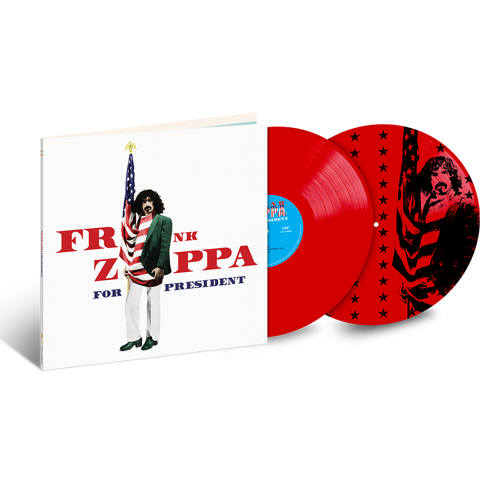 Frank Zappa For President Limited Edition 2LP - Red Vinyl