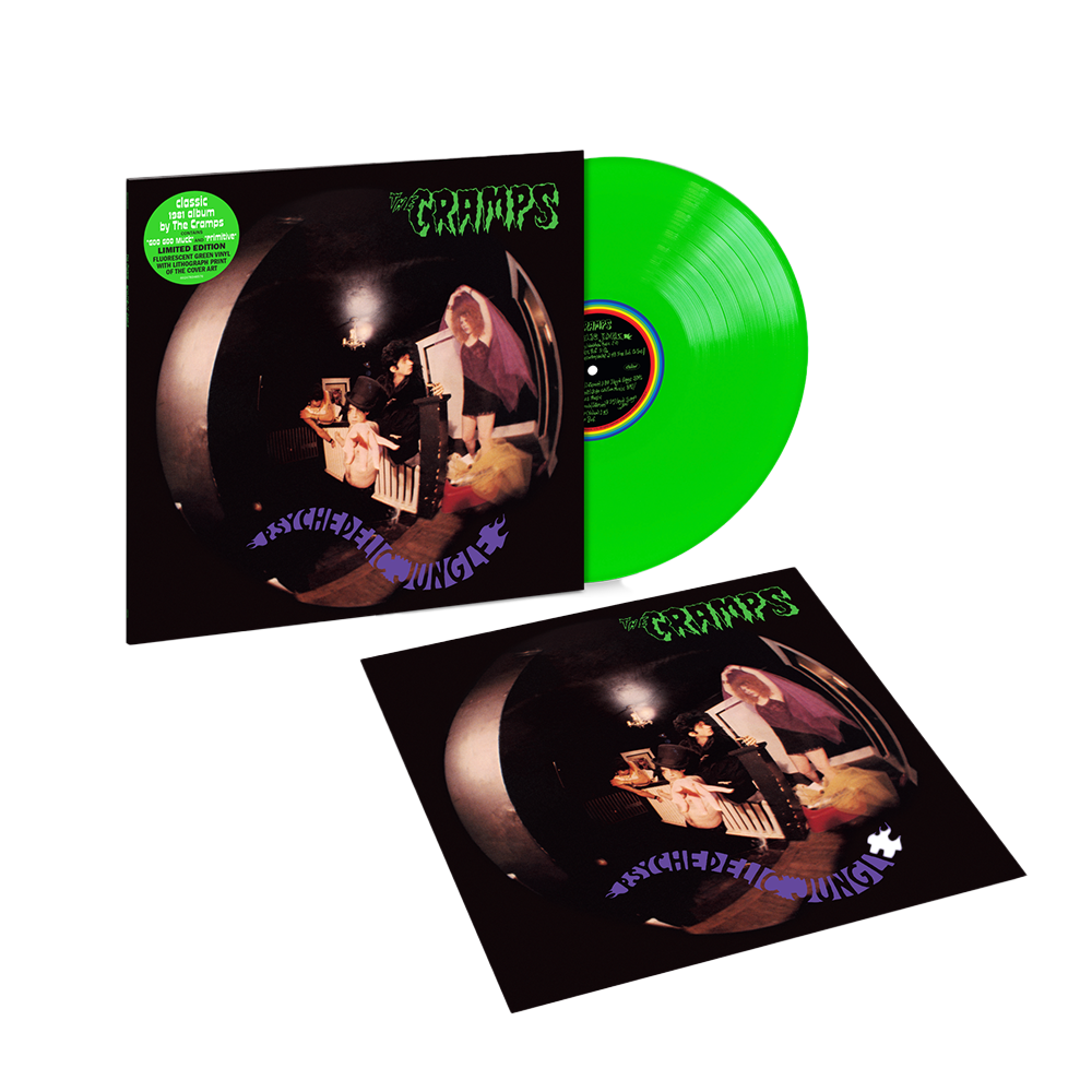 Psychedelic Jungle Fluorescent Green Vinyl
