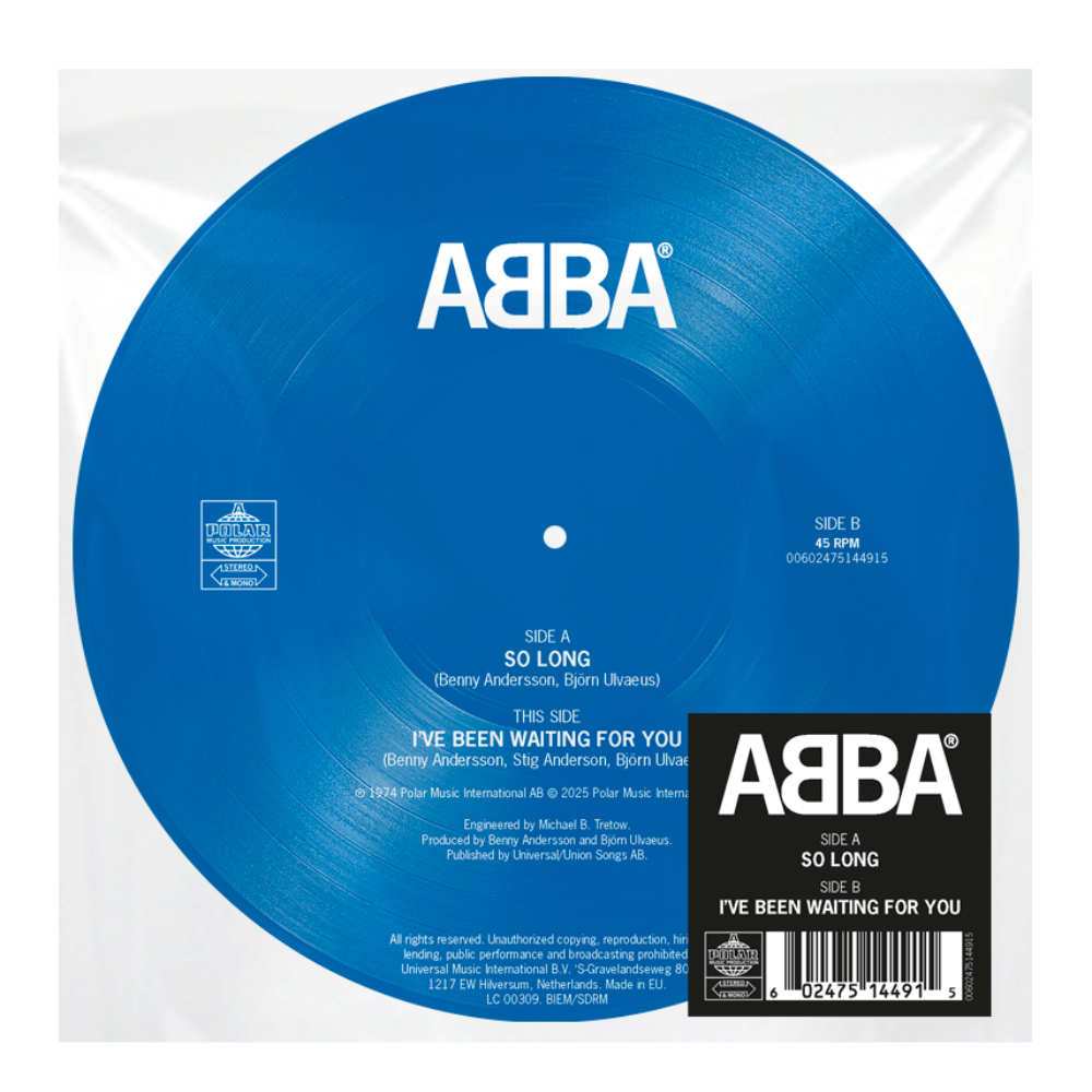 So Long / I’ve Been Waiting For You (7" Picture Disc) - Back
