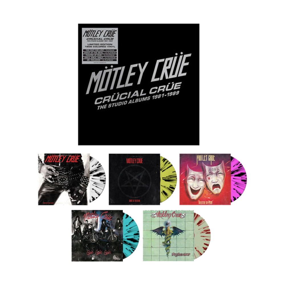 Crücial Crüe: the Studio Albums 1981-1989 Box Set