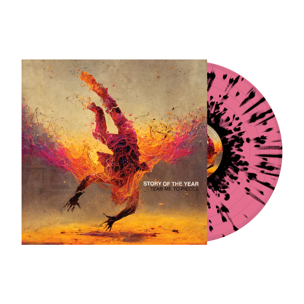 Buy story of the year tear me to pieces magenta with black splatter