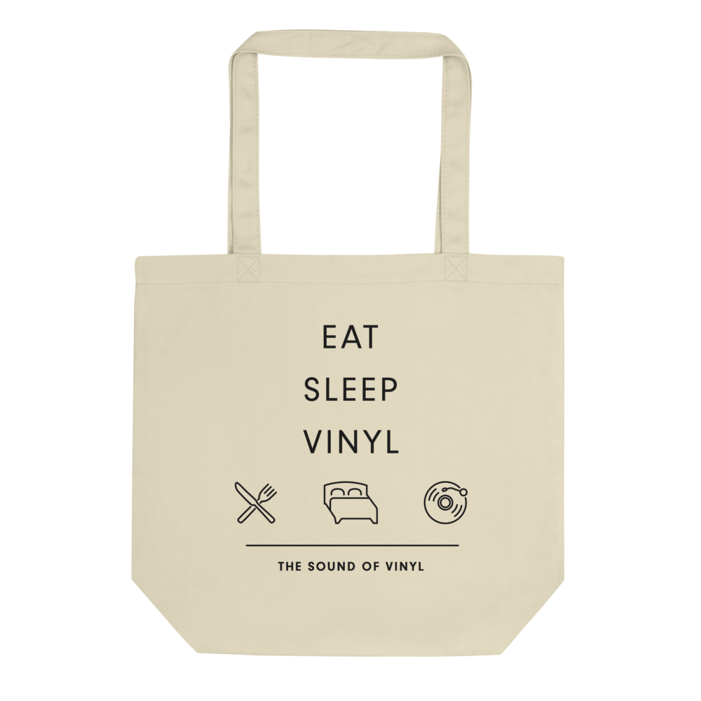 Eat. Sleep. Vinyl. Tote Bag (Natural)