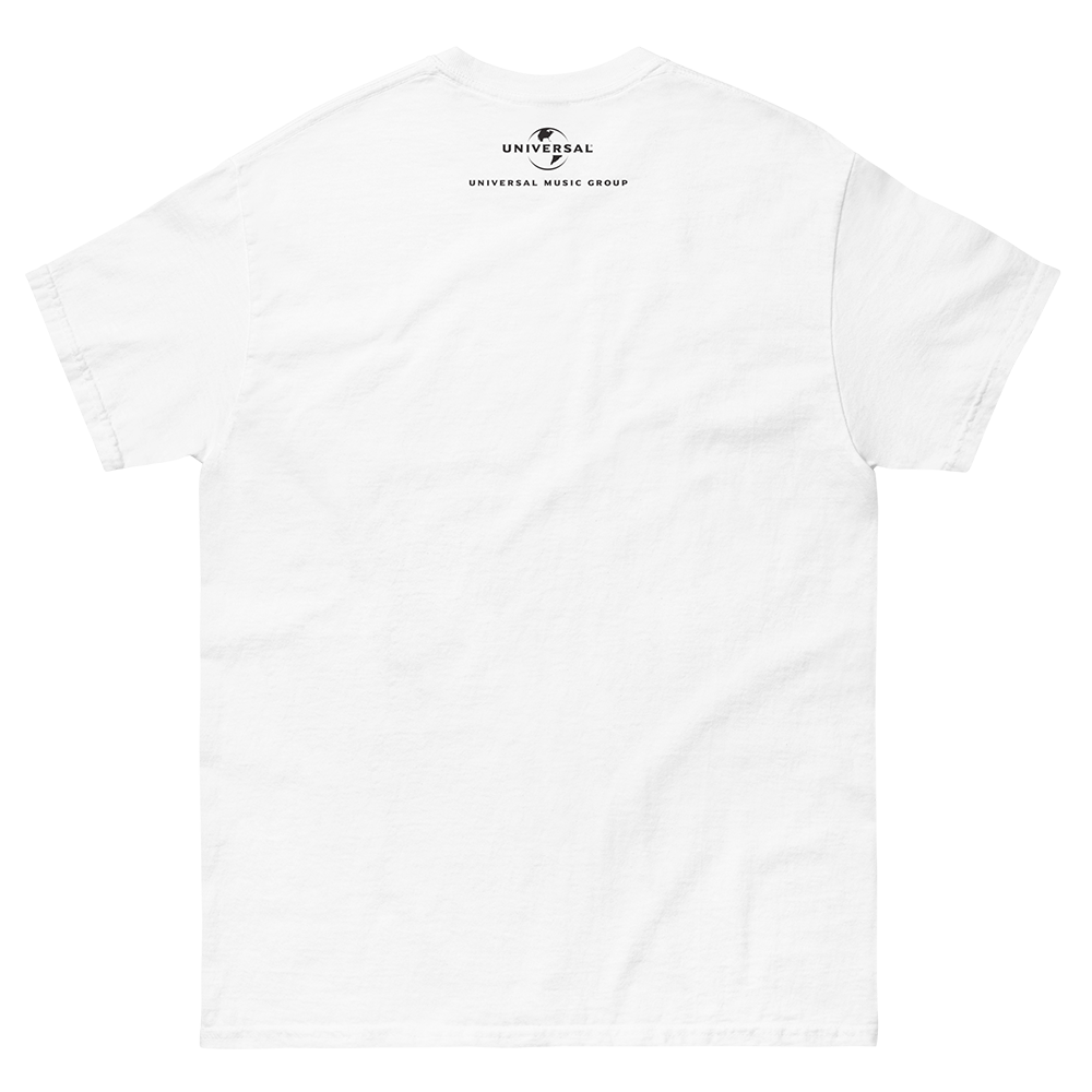 Music Is Universal Short Sleeve T-shirt (White) Back 