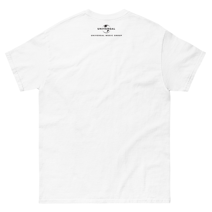 Music Is Universal Short Sleeve T-shirt (White) Back 