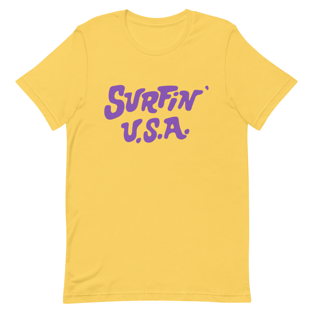 The Beach Boys Yellow Surfin' U.S.A. Tee