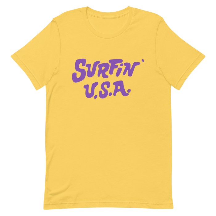 The Beach Boys Yellow Surfin' U.S.A. Tee