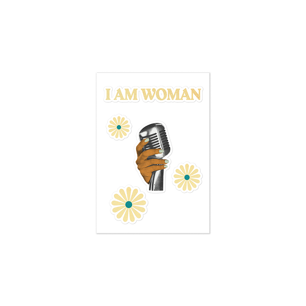 I Am Woman Stickers