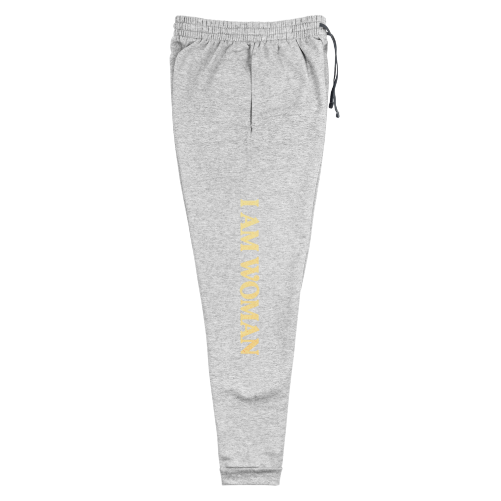 I Am Woman Joggers (Gray) - Right Side