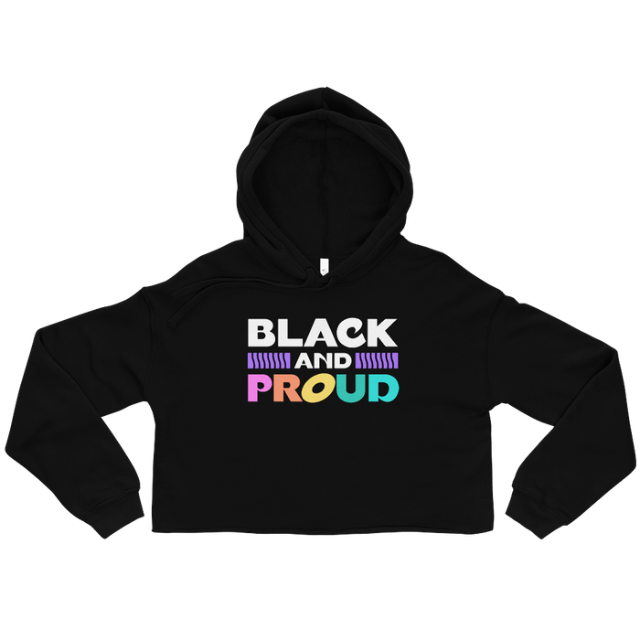 Black & Proud Unisex Cropped Hoodie